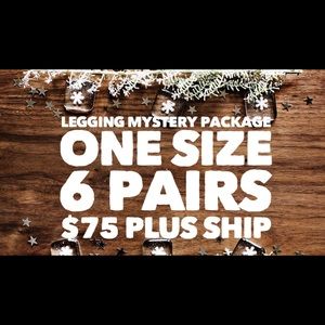 LuLaRoe One Size Leggings 6 Pairs Mystery